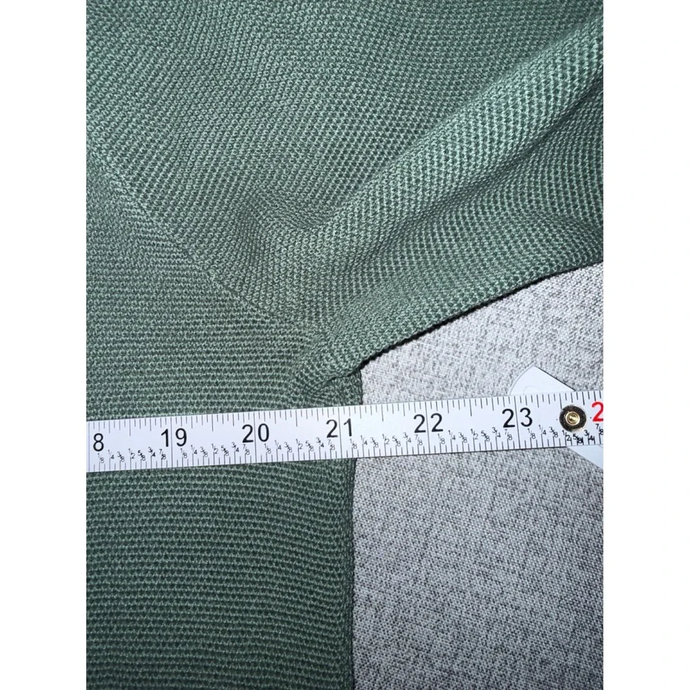 J.Crew Mens 100% Cotton Textured Waffle Knit Crewneck Sweater Lot 2 Blue Green M